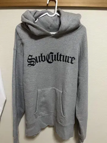 희귀 Subculture 그레이 후드티 사이즈 2 기무라 타쿠야