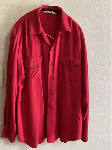 빈티지 50s 볼링 레이온 셔츠
