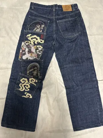 카라쿠리타마시 GENERATION 데님 풍신뇌신 5개 포켓