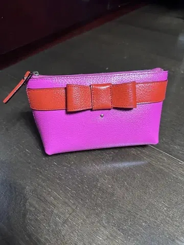 kate spade 리본 파우치 핑크/오렌지