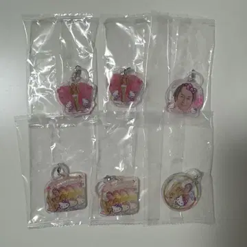 마츠켄 삼바 헬로키티 플랫 메지루시 액세서리 가챠가챠