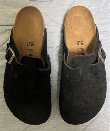BIRKENSTOCK 버켄스탁 보스턴 스웨이드 샌들