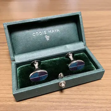 CODIS MAYA 커프스 링크스 퍼플 x 터콰이즈 블루