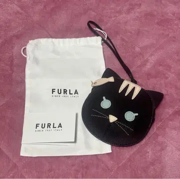 FURLA 고양이 코인 케이스