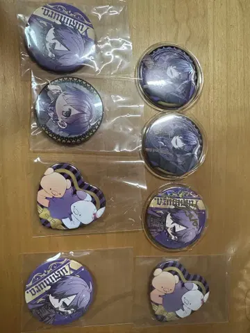 유키무라. 캔뱃지 사인 포함 엽서 아크릴 키링 묶음 판매