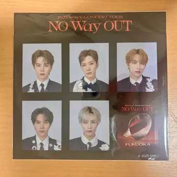 웨이션 WayV NO Way OUT 사진 스티커 시트 후쿠오카
