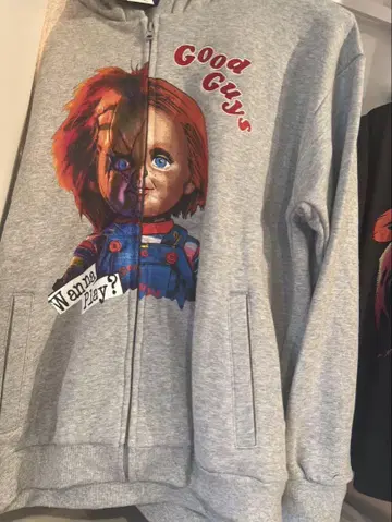 USJ 한정판 할로윈 처키 후드티 L 사이즈