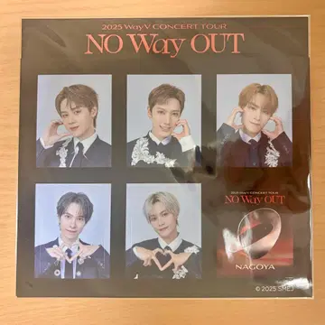 웨이션 WayV NO Way OUT 사진 스티커 시트 나고야