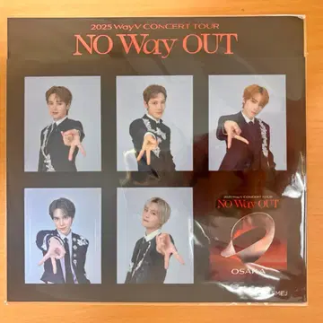 웨이션 WayV NO Way OUT 사진 스티커 시트 오사카