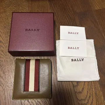 새상품급 BALLY 접이식 지갑 브라운