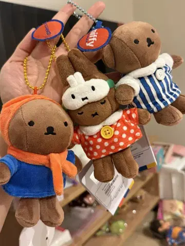 미피 70주년 태국 한정판 봉제 인형 3종 세트
