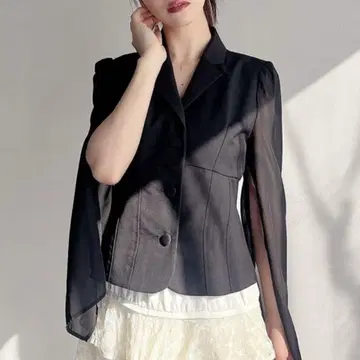 RESEXXY 리젝시 시어 슬리브 코르셋 자켓