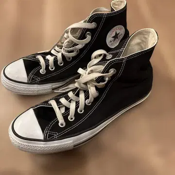 Converse All Star 블랙 하이컷 스니커즈