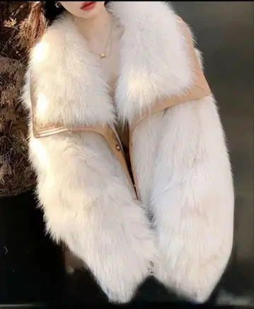 인조 모피 자켓