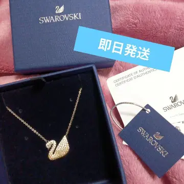 Swarovski 백조 모티브 목걸이