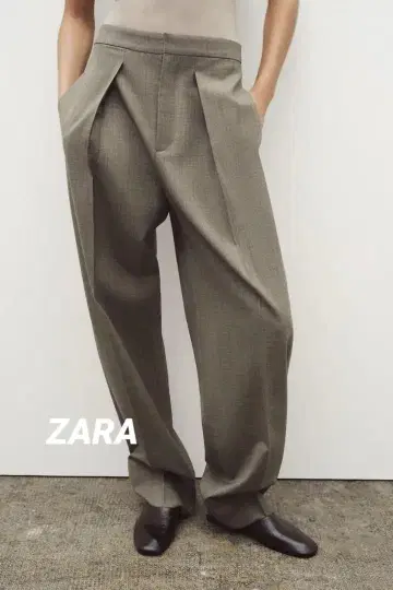 ZARA / 다트 울 블렌드 팬츠 / 새상품