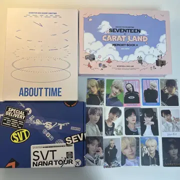 세븐틴 DVD 묶음 판매 정한 트레이딩 카드 포함