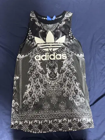 adidas 페이즐리 무늬 슬리브리스 T셔츠 S