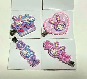 나루미야 캐릭터즈 러버 클립 메조 피아노 베리에 4종 세트