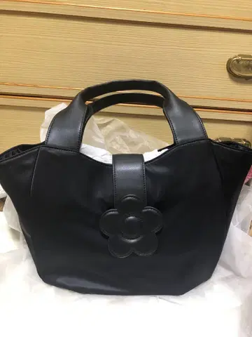 MARY QUANT 블랙 핸드백