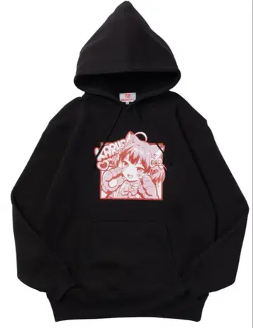 [ 미개봉 새상품 ] 아카미 카루비 신규 의상 후디 블랙 XL