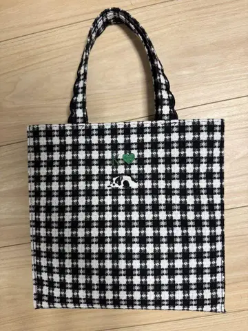 elu. 풀리에르 토트백 체크 square small