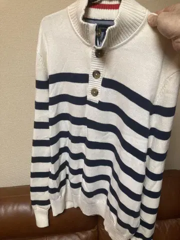 TOMMY HILFIGER 스트라이프 니트 스웨터 L/G