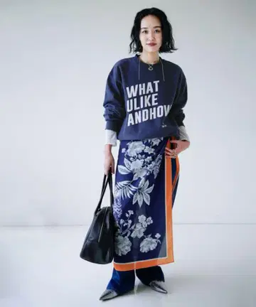 JEANASIS [ eL x ONE ] Flower Large Scarf
