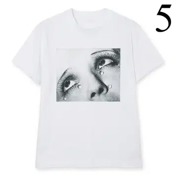 5 SACAI 25AW MAN RAY 눈물 셔츠 사카이 맨레이 새상품