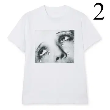 2 SACAI 25AW MAN RAY 눈물 티셔츠 사카이 맨레이 새상품