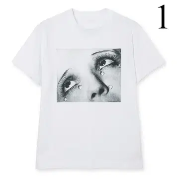 1 SACAI 25AW MAN RAY 눈물 티셔츠 사카이 맨레이 새상품