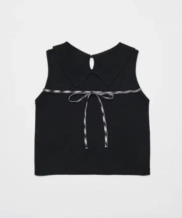 OLIVE des OLIVE 슬리브리스 리본 니트