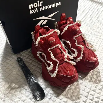 25ss Reebok 콜라보 펌프 퓨리 콜라보 통굽 스니커즈 펄