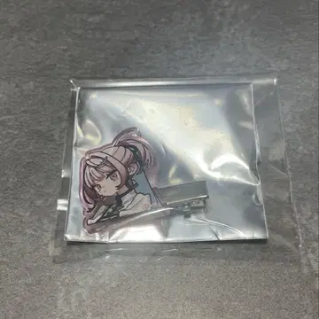 극락거리 아크릴 헤어 클립 네이
