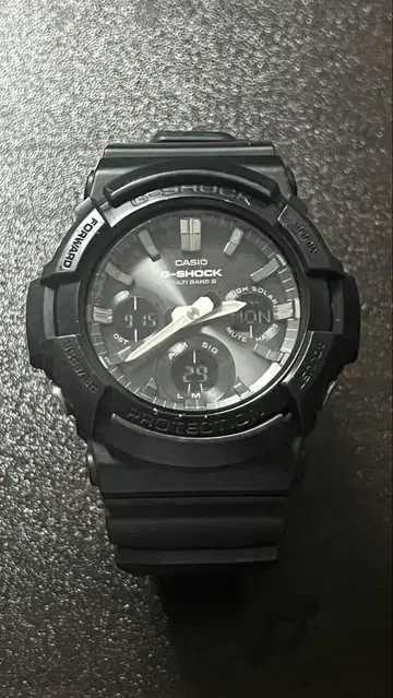 CASIO G-SHOCK 블랙 손목시계 아날로그 디지털