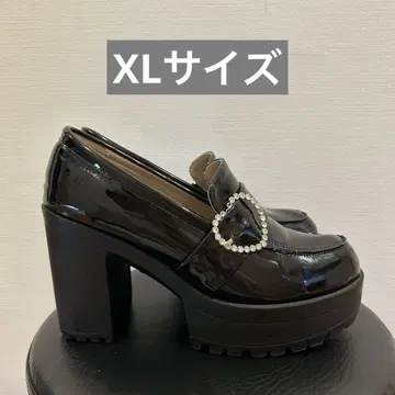 ROJITA 하트 버클 하이힐 로퍼 XL