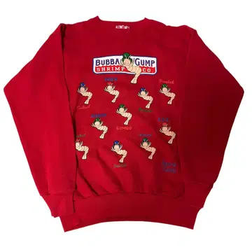 90s 진품 에러품 바바 검프 무비 맨투맨 빈티지 레어