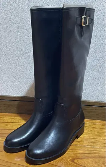 zara 버클 부착 니하이 롱 부츠