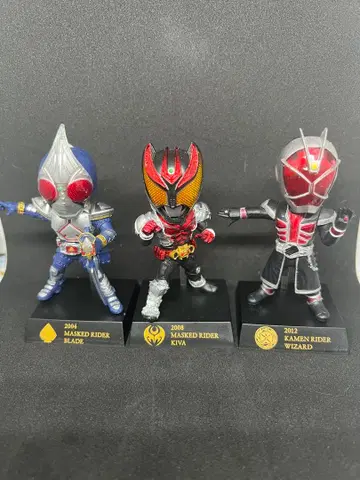 가면라이더 블레이드, 키바, 위자드 3체 세트 1번 굿즈 50th