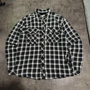 BOSTON TRADERS 플란넬 셔츠 체크 남성용 M