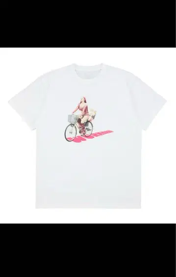 찬미나 [ WORK HARD ] WHITE T-SHIRT L 사이즈