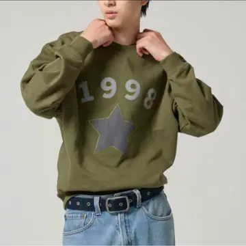 티나:조준 1998 별 자수 맨투맨