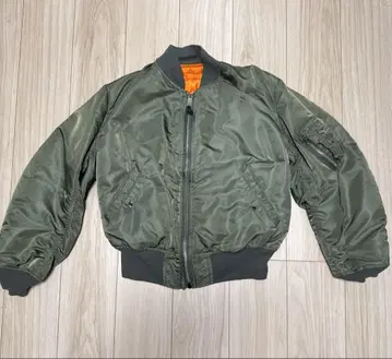 ALPHA 80s 삼택택 USA제 MA-1 L 사이즈 카키