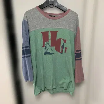 HYSTERIC GLAMOUR 7부 소매 티셔츠 L 사이즈