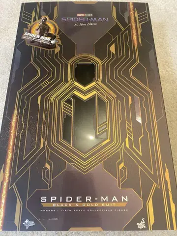 HotToys 무비 마스터피스 스파이더맨 블랙 & 골드 수트