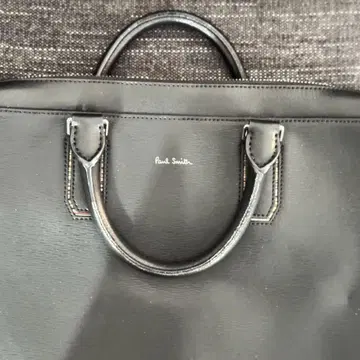 Paul Smith 블랙 핸들 비즈니스 백