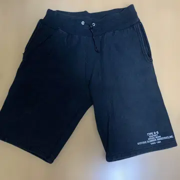 HYSTERIC GLAMOUR TYPE H-G 블랙 숏팬츠
