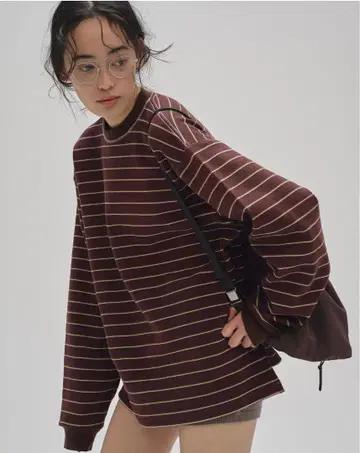 todayful Border Long T-shirts