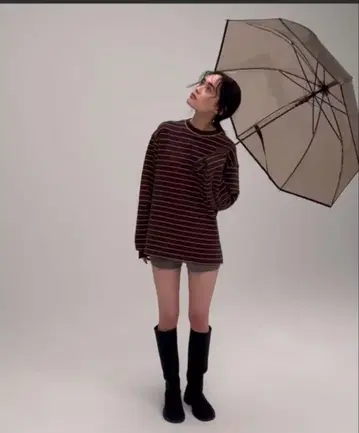 todayful Border Long T-shirts