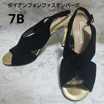 Diane von Furstenberg 블랙 샌들